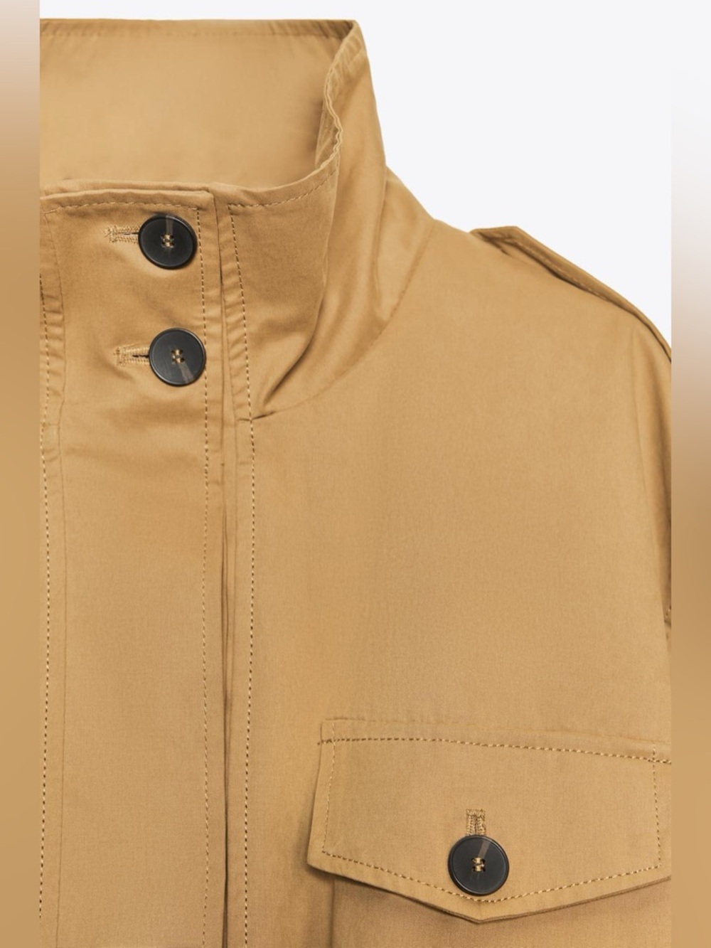 Zara Short Trench Coat - Picture 5 of 10